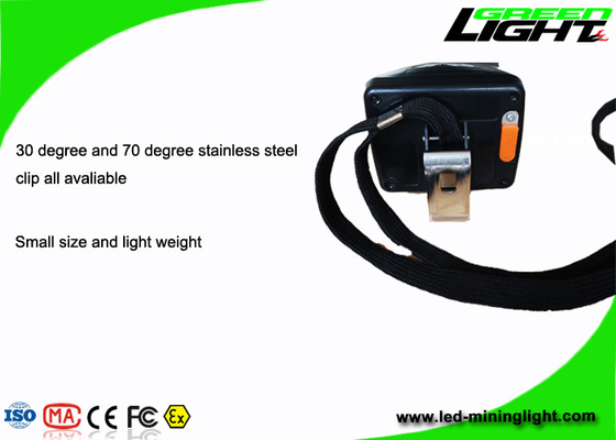 Ukuran Kecil Lama Waktu Kerja Digital screem Mining Cap Lights, 8000lux High Brightness Led Cap Lamp High
