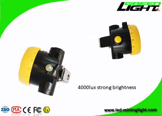 4000lux GL2-A Lampu Tutup Tambang Batubara Untuk Hard Hat Cordless IP 67 Under