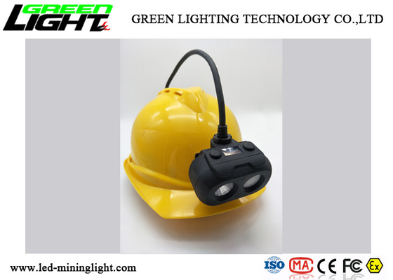 Lampu Cap Pertambangan Bawah Tanah Intensitas Intensitas Isi Ulang 6800mAh 15000lux