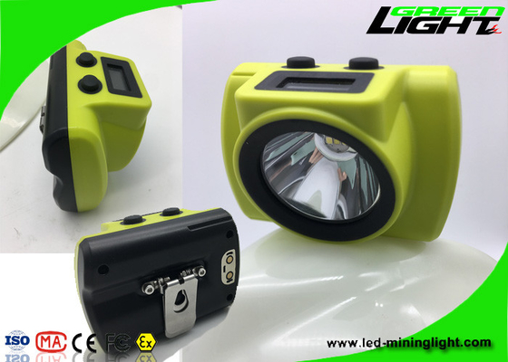 18000lux Cordless High Power Led Headlamp Ip68 Waterproof Dengan Baterai Li - Ion