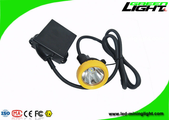 Cree Source Cordless Cap Lamp Mining Baterai 10000lux 6.6Ah Dengan Tombol Silikon