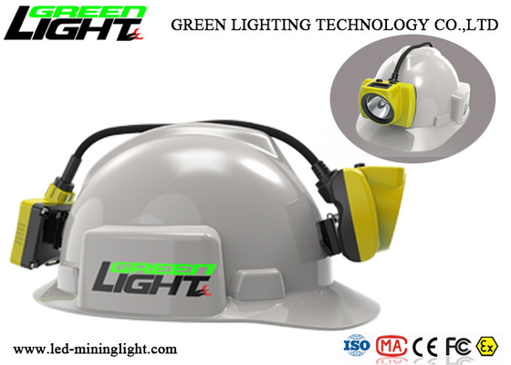 Lampu Cap Penambang Led Tanpa Kabel Multifungsi 358lum 3.7V Untuk Keamanan Bawah Tanah