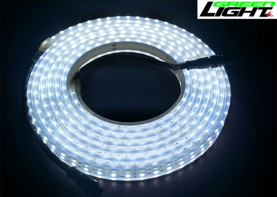 All In One Moulding LED Lampu Strip Fleksibel Bahan Silikon Warna Putih Hangat / Dingin