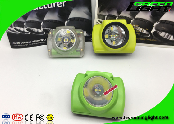 Layar Oled Led Headlamp Mining Lampu Topi Keras Baterai Lithium 6.8Ah 18000lux