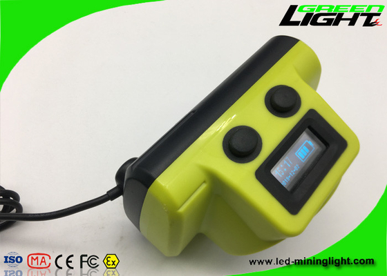 Lampu Topi Keras Bawah Tanah Tahan Air Kecerahan 13000lux Dengan Kabel Pengisian Usb