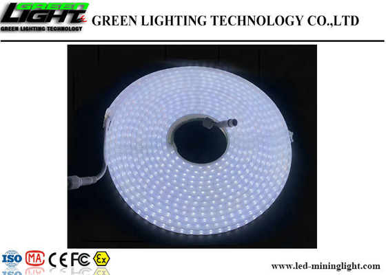Soft Silica Gel Flexible Adhesive Led Strip Lights Cool White 110V 240V Tegangan Tinggi