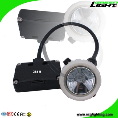 Lampu Depan LED Isi Ulang Semi-Kabel 8000 Lux IP68 Tahan Air Dengan Tali Pengaman