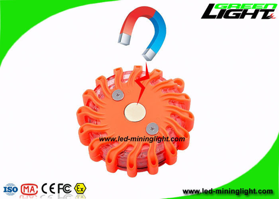Magnetic Mount Led Warning Light Rechargeable Shockproof LED Road Flare Untuk Mobil