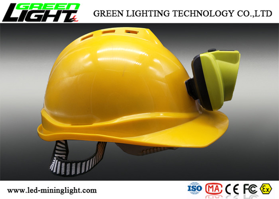 Layar OLED Cordless Miners Cap Lamp 18650 6800mA Baterai Capacit Mendukung Pengisian USB