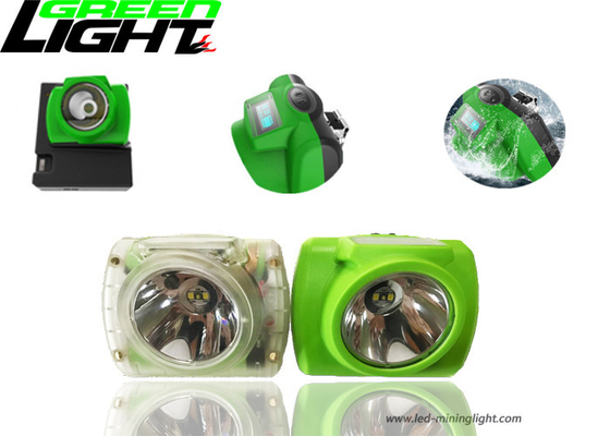 Sudut Pencahayaan Optik Lampu Led Topi Keras 13000lux Dengan Baterai Pengisi Daya USB