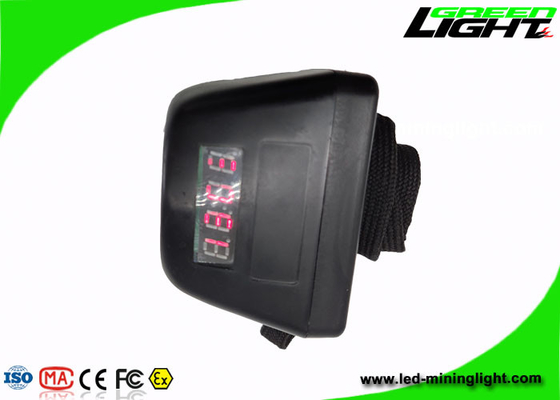 8000lux Brightness Cordless Led Miners Cap Lamp 5.7Ah Battery Untuk Bawah Tanah
