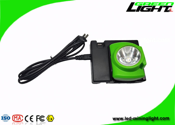 Baterai Isi Ulang LED Miners Cap Lamp Anti - Explosive 14-16hrs Working Time
