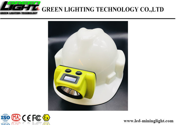 18000lux Brightness LED Miners Cap Lamp Satu Lampu Utama Dua Lampu Bantu
