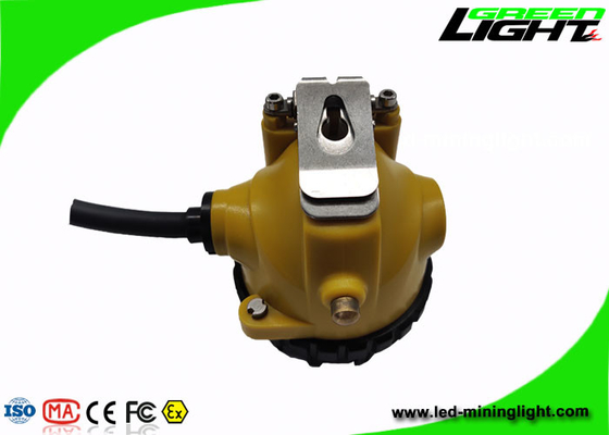 25000lux LED Mining Light 10.4Ah Cap Lamp Untuk Penambangan Lingkungan Terberat