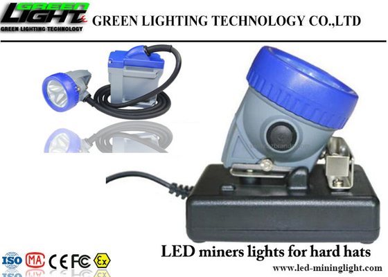 Lampu Tutup Penambang Led Lensa Antipeluru 6.6 Ah Baterai Li - Ion 1000lux Tahan Air IP68