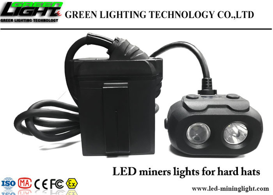 Headlamp Penambangan Led Isi Ulang Layar OLED Layar Bahan PC Keras Anti Ledakan