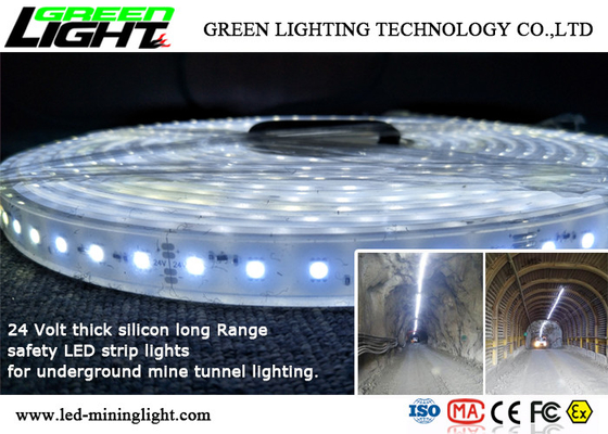 Silica Gel Material LED Lampu Strip Fleksibel Untuk Terowongan Penambangan Bawah Tanah