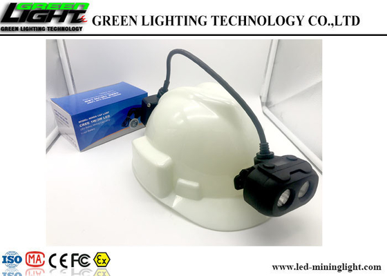 Dual Beam LED Cap Lamp, Lampu Pertambangan Batubara Pencahayaan Tinggi Dengan Layar OLED