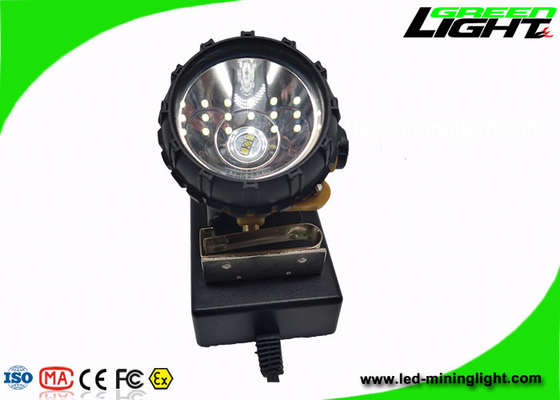 Lampu Tutup Pertambangan Bawah Tanah Kecerahan Tinggi 15000lux ABS Bahan PC 3.7V