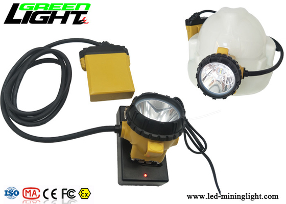 Lampu Penambangan Batubara Bawah Tanah Keselamatan 25000lux 10400mAh Tahan Debu / Air