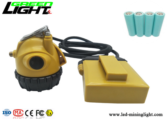 Lampu Penambangan Batubara Bawah Tanah Keselamatan 25000lux 10400mAh Tahan Debu / Air