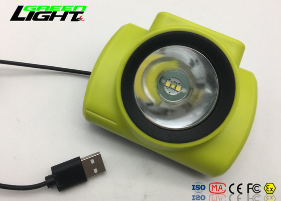 Lampu Keamanan Penambang Tahan Air IP68, Lampu Helm Penambang Dengan Baterai Li-Ion