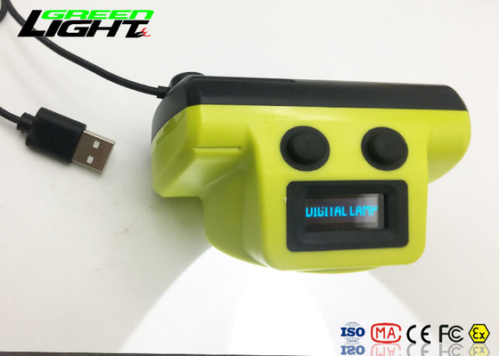 Lampu Keamanan Penambang Tahan Air IP68, Lampu Helm Penambang Dengan Baterai Li-Ion