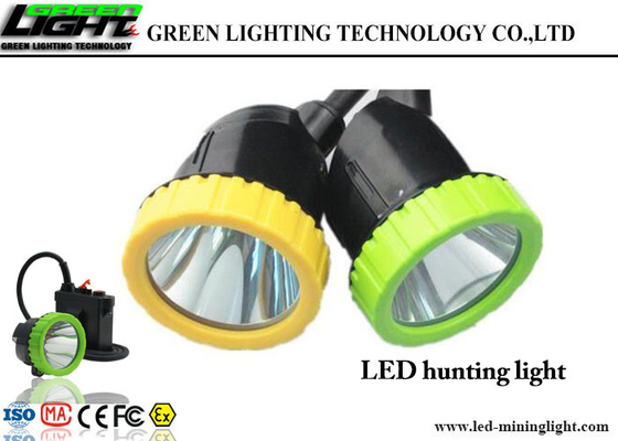 50000lux High Brightness LED Miners Cap Lamp Waterproof IP67 Untuk Berburu Malam