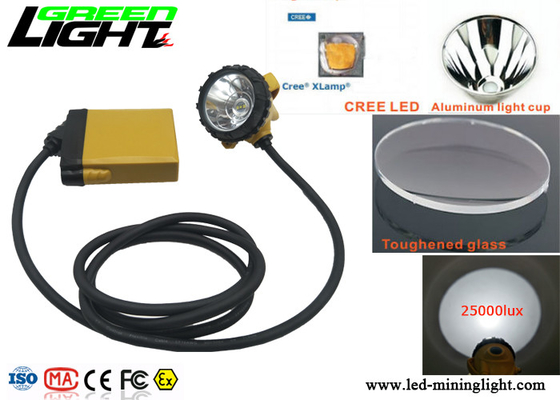 Safety Coal Miner Hard Hat Light Sambungan Kabel Tahan Peregangan Tahan Air IP68