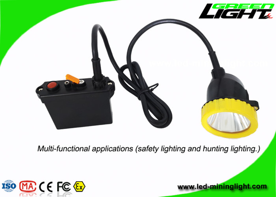50000lux Brightness Coal Miner Cap Lights GL6-B 11.2Ah Kapasitas Baterai Li - Ion Besar