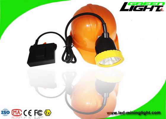 50000lux Brightness Coal Miner Cap Lights GL6-B 11.2Ah Kapasitas Baterai Li - Ion Besar