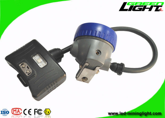 Lampu Hard Hat Batubara Penambang Batubara LED Semi Corded Balok Tinggi Dengan Kabel USB Magnetik