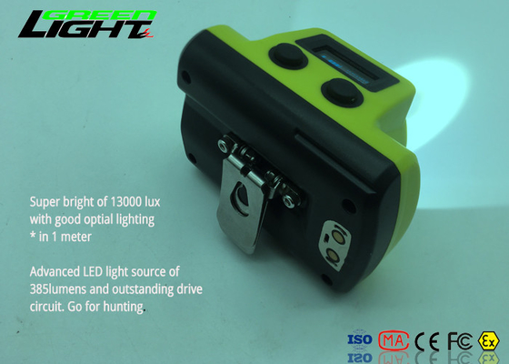 6.8Ah Baterai Cordless Cap Lamp Penambangan Bukti Ledakan Isi Ulang ATEX M1 IP68