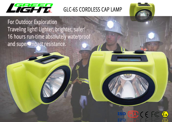 Lampu Depan LED Isi Ulang Super Terang Ledakan Bukti Baterai Li-Ion 6.8Ah
