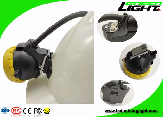 Lampu Industri LED Miners Cap Lamp 10000lux 7.8Ah Battery Dengan Silicon Button Cap