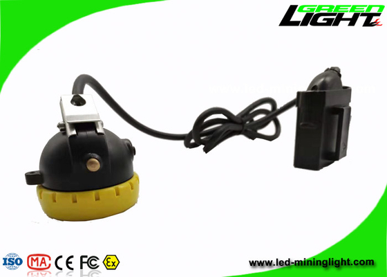 Lampu Industri LED Miners Cap Lamp 10000lux 7.8Ah Battery Dengan Silicon Button Cap