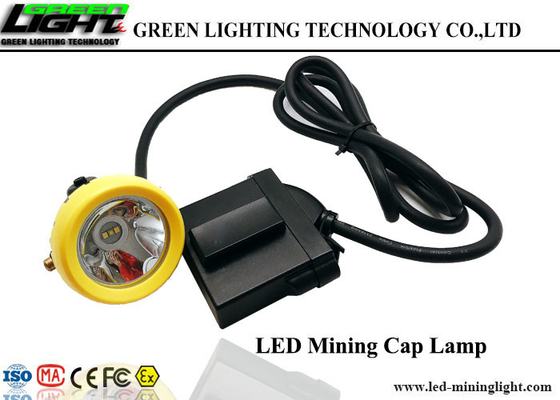 10000Lux Corded LED Miners Cap Lamp, Waterproof Coal Miner Hard Hat Light IP68