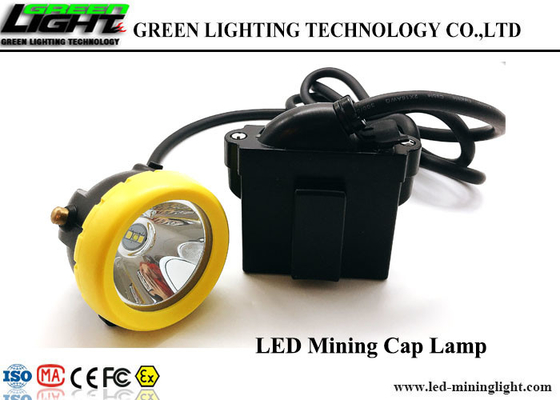 10000Lux Corded LED Miners Cap Lamp, Waterproof Coal Miner Hard Hat Light IP68