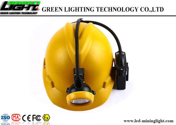 6.6Ah Battery Cordless Miners Cap Lamp 3.7V Kecerahan Yang Kuat Dengan Pengisi Daya USB