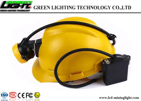 6.6Ah Battery Cordless Miners Cap Lamp 3.7V Kecerahan Yang Kuat Dengan Pengisi Daya USB