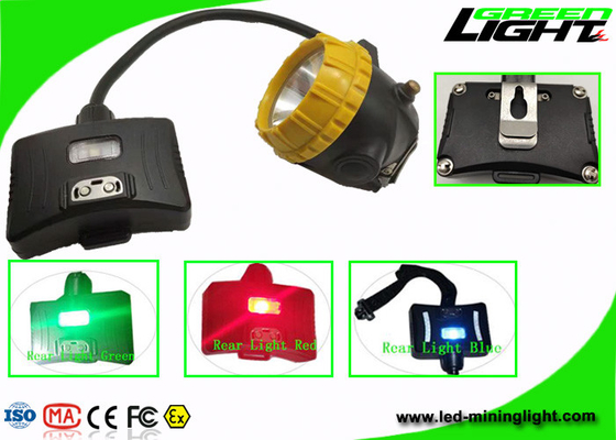 6.8Ah Panasonic Battery Rechargeable LED Headlamp Dengan Tali Pengaman Peringatan Daya Rendah