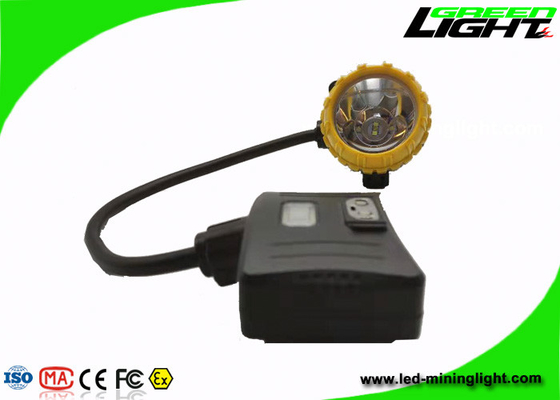 6.8Ah Panasonic Battery Rechargeable LED Headlamp Dengan Tali Pengaman Peringatan Daya Rendah