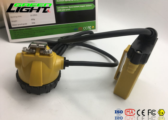 Waterproof Ip68 Rechargeable Led Hard Hat Light, Headlamp Led Daya Tinggi Untuk Menjalankan