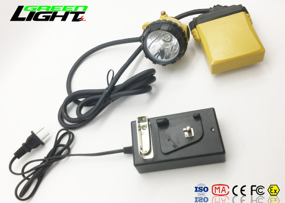 Waterproof Ip68 Rechargeable Led Hard Hat Light, Headlamp Led Daya Tinggi Untuk Menjalankan