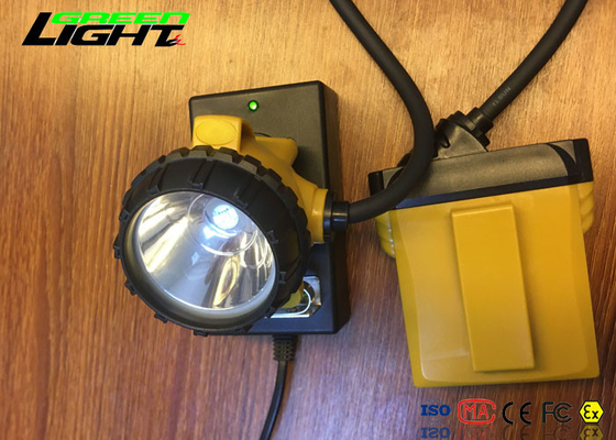 Waterproof Ip68 Rechargeable Led Hard Hat Light, Headlamp Led Daya Tinggi Untuk Menjalankan