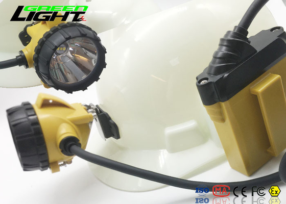 Aluminium Coal Miners Hat Light Helmet Lamp 25000lux Luminous Long Battery Life