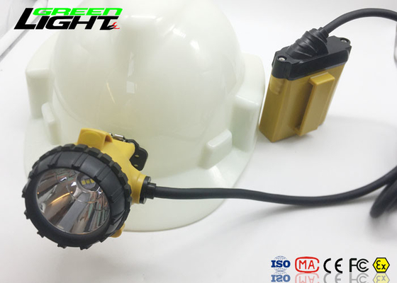 Aluminium Coal Miners Hat Light Helmet Lamp 25000lux Luminous Long Battery Life