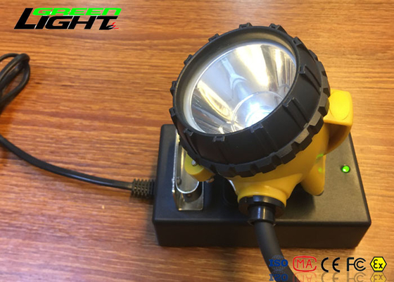 Aluminium Coal Miners Hat Light Helmet Lamp 25000lux Luminous Long Battery Life