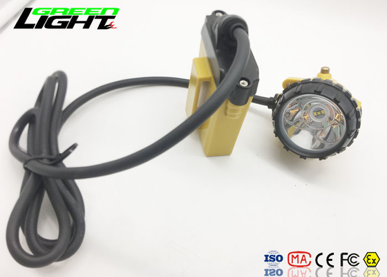 2A Charger Bahan Aluminium Cup Super Bright Led Headlamp Untuk Penambang / Berburu