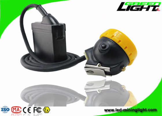 Lampu Tutup Penambangan 10000lux Kecerahan Tinggi Paket Baterai Li-Ion 216lum Ringan